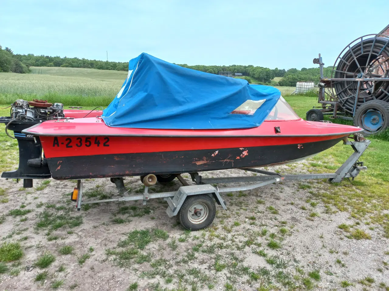 Billede 2 - Spedbåd 14" Sunwind på Brenderup trailer