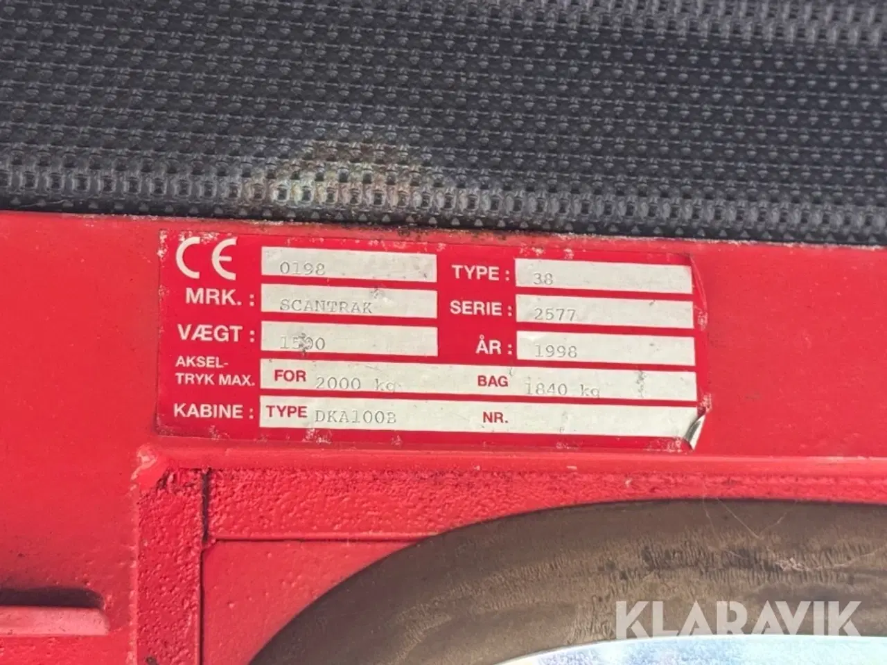 Billede 5 - Redskabsbærer Scantrak 38-4WD