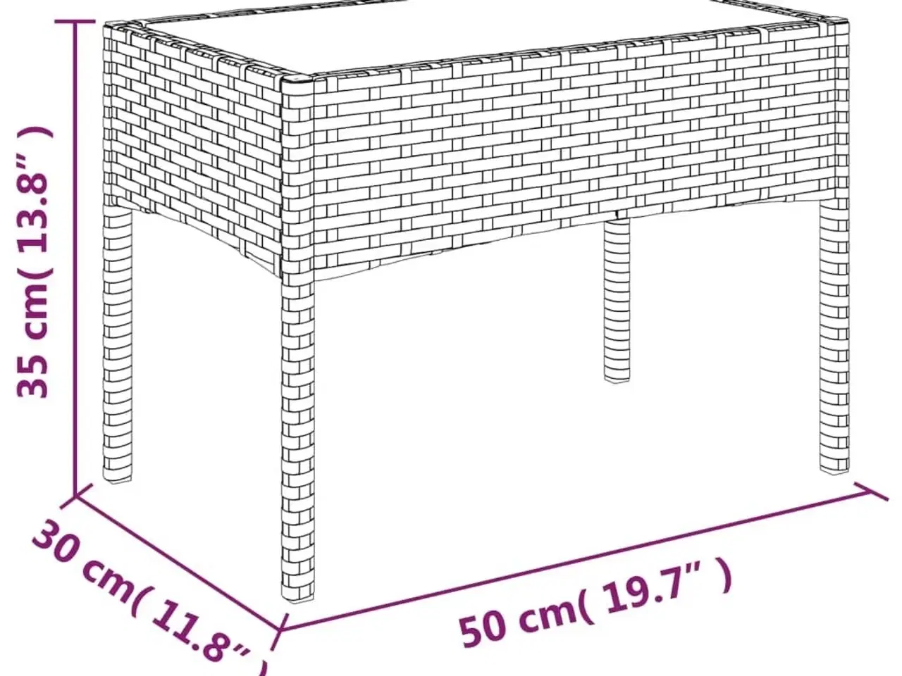 Billede 11 - Loungesæt til haven 4 dele med hynder polyrattan sort