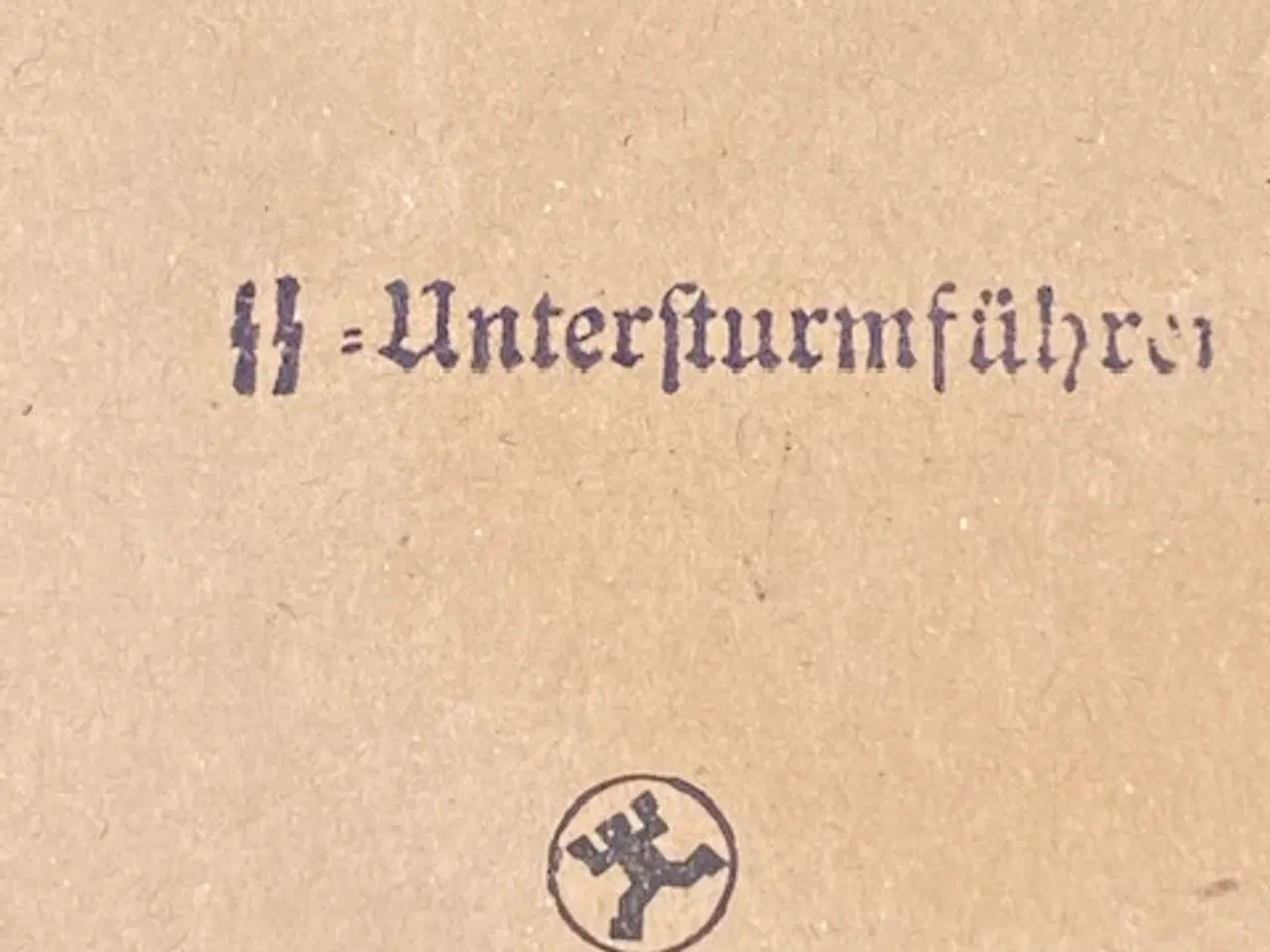 Billede 2 - SS Untersturmfuhrer lommebog