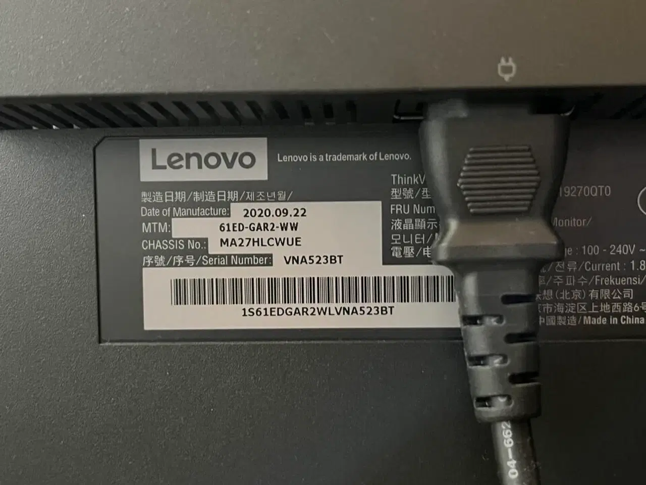 Billede 6 - 2 Computerkærme, LENOVO + Keyboard