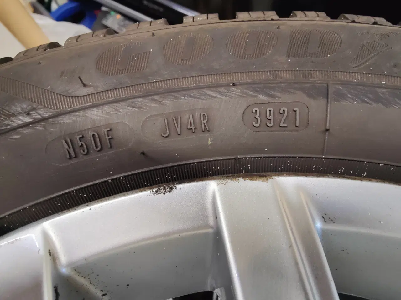 Billede 7 - Vinterdæk på originale VW alu fælge