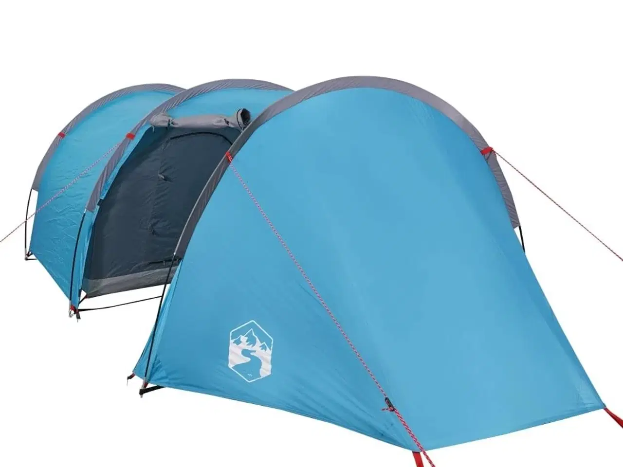 Billede 4 - 4-personers campingtelt vandafvisende blå