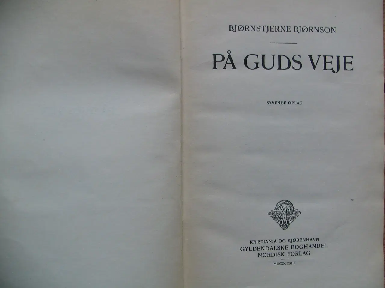 Billede 3 - Bjørnstjerne Bjørnson. På Guds veje