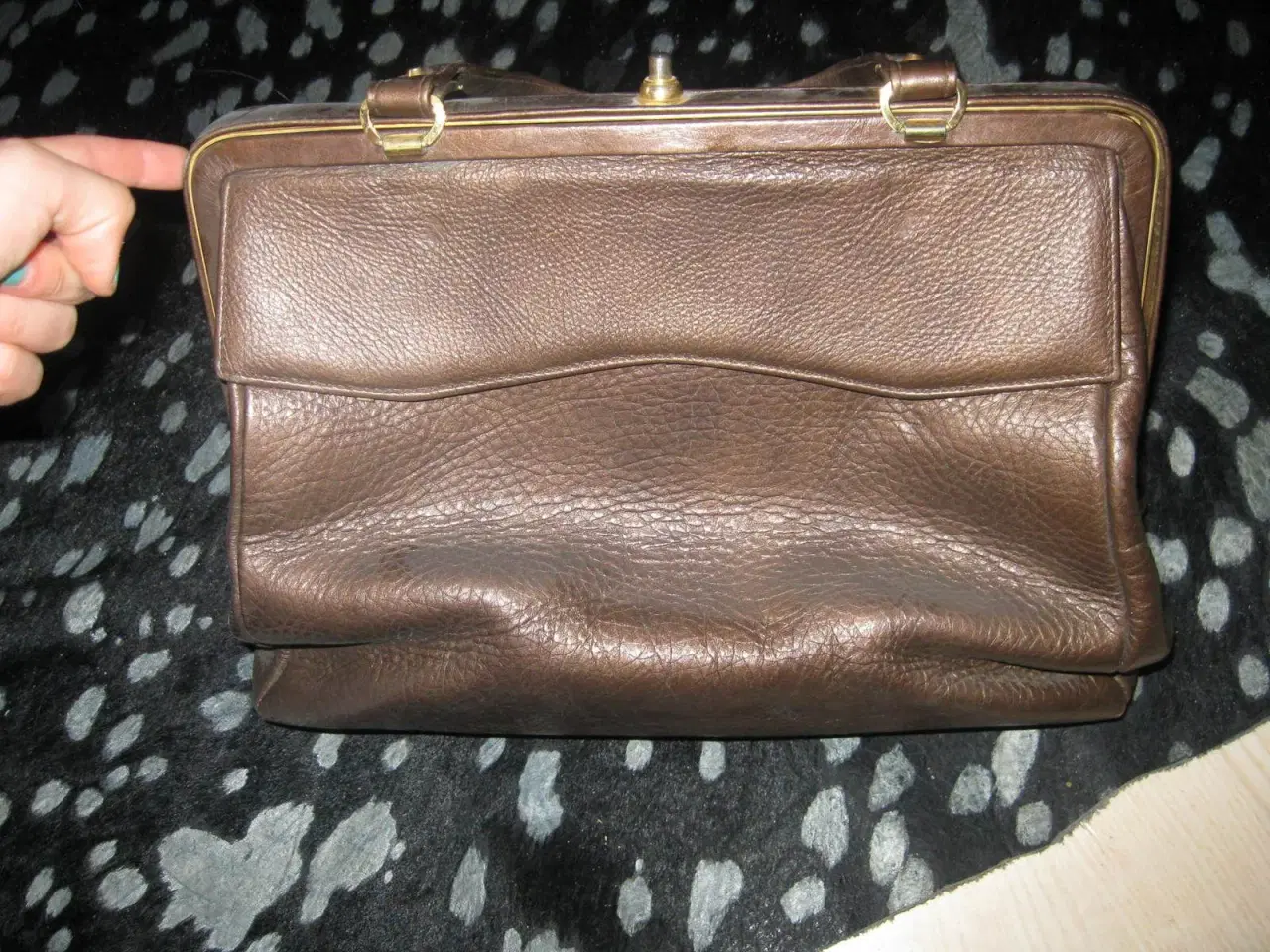 Billede 2 - Skind taske - håndtaske