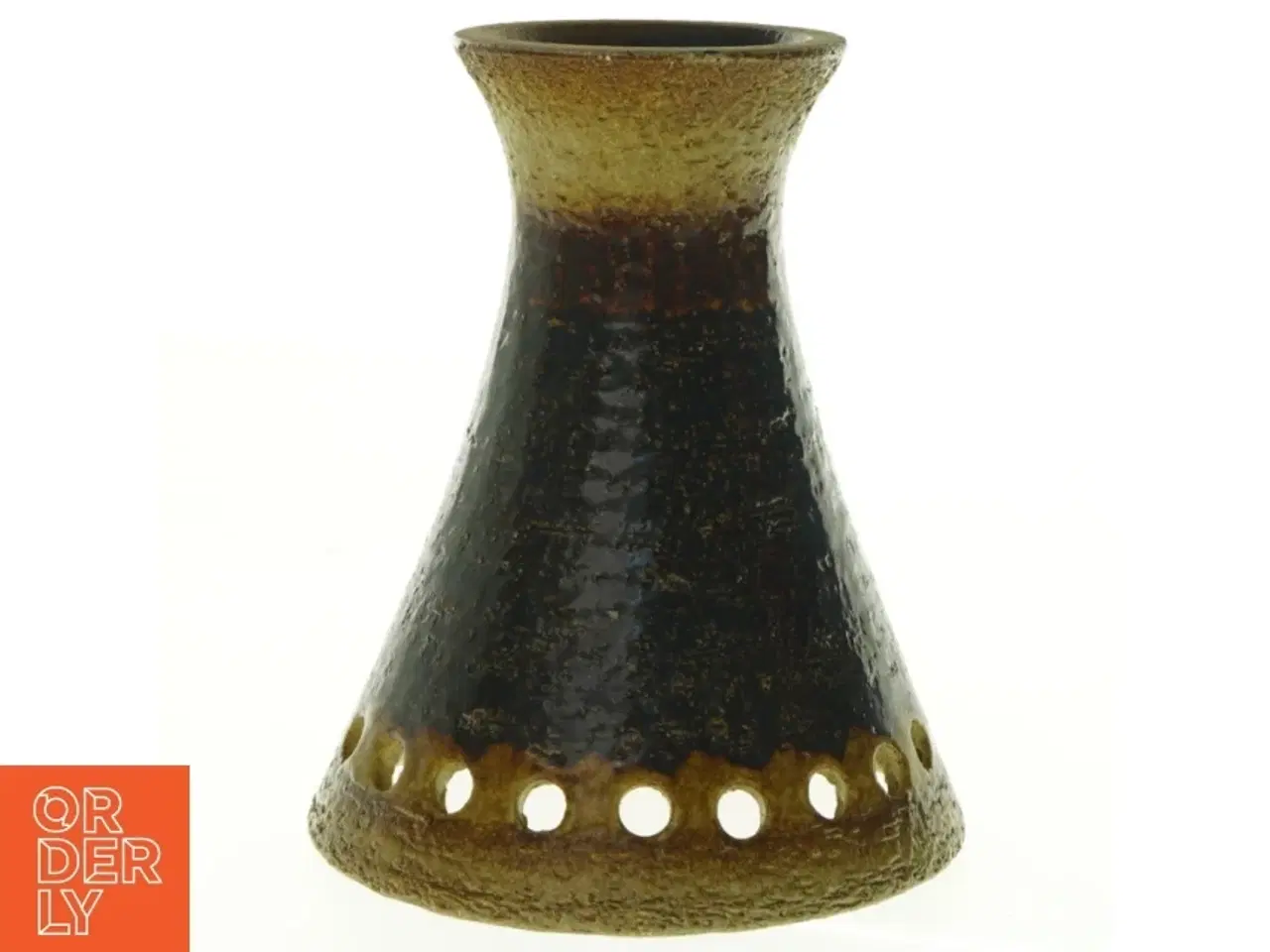 Billede 2 - Keramik Lampe skærm med lys huller (str. 15 x 19 cm)