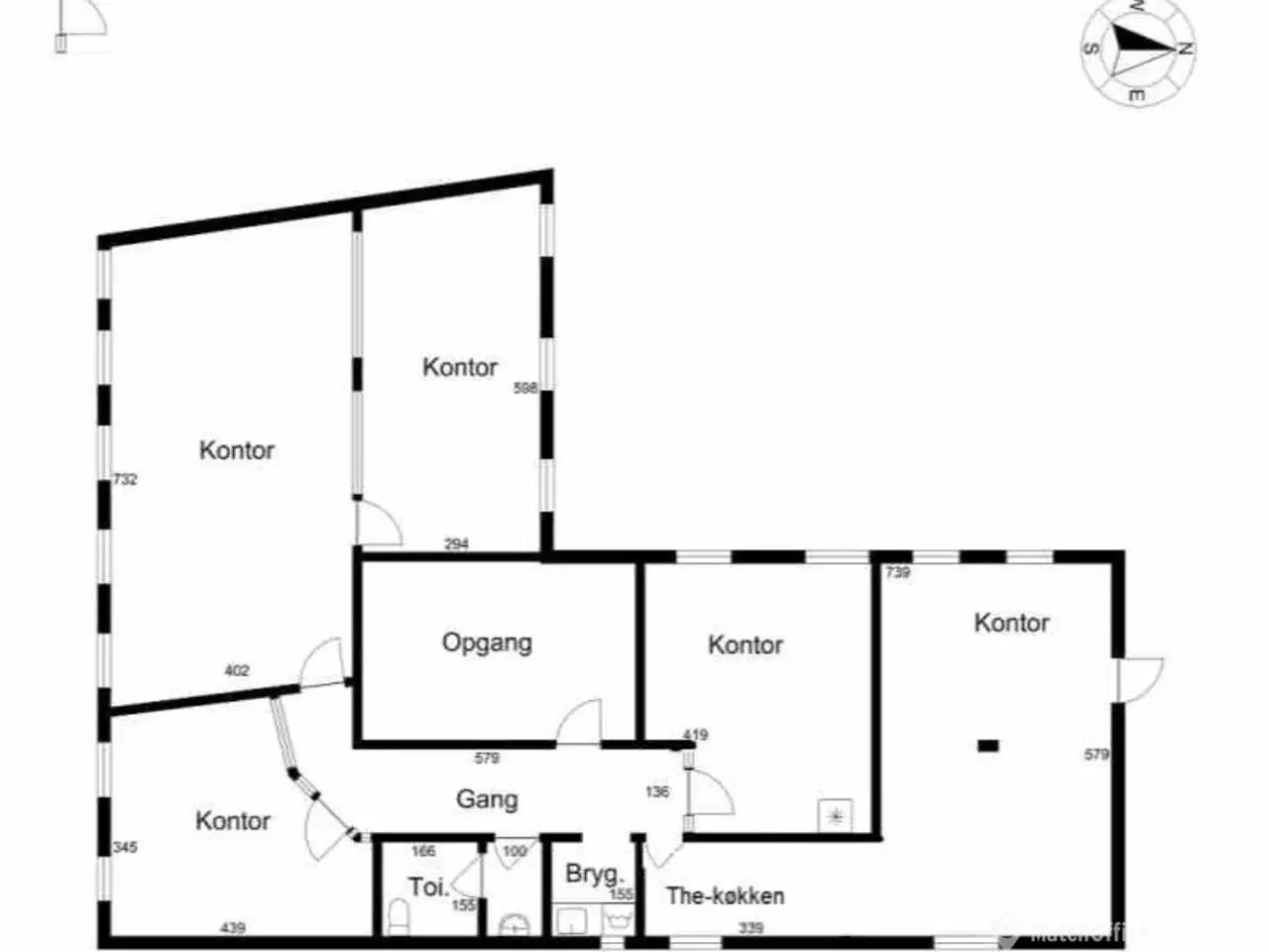 Billede 9 - Hyggeligt lyst kontor/klinik Vestergade 56