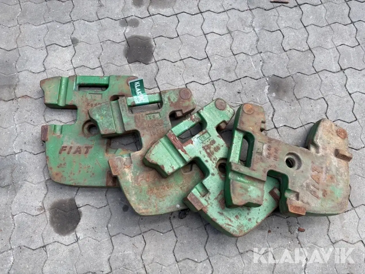 Billede 3 - Frontvægte Fiat T5 4 styk