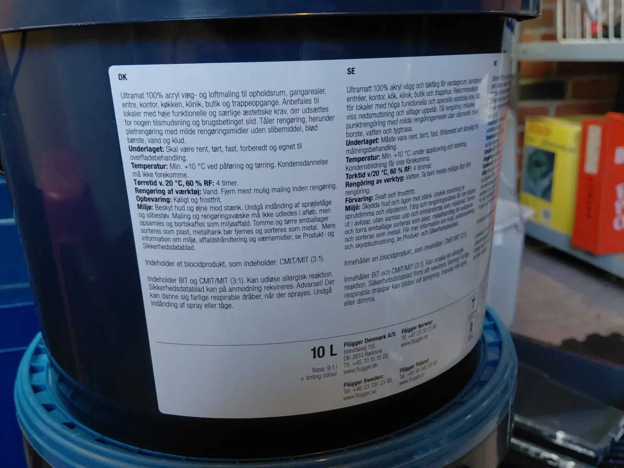 Billede 7 - Uåbnet hvid maling i god kvalitet