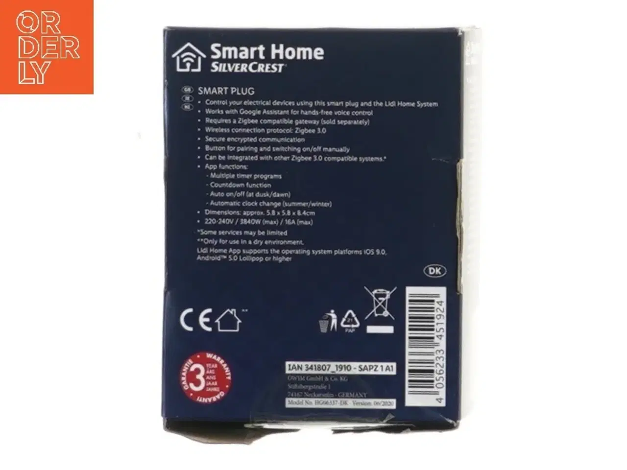 Billede 2 - Silvercrest smart plug fra Silvercrest (str. 8,5 cm)