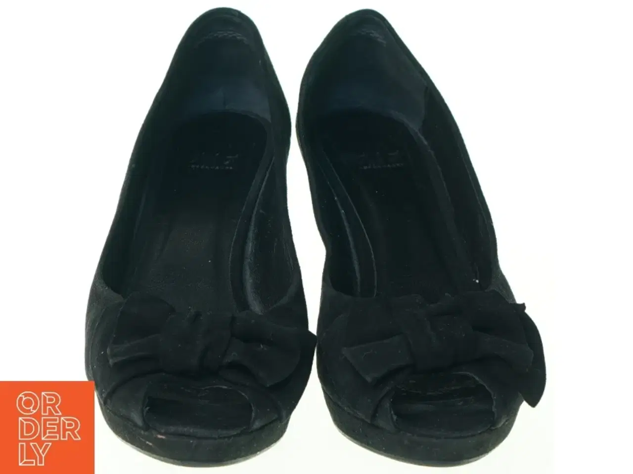 Billede 4 - Højhælede Peeptoe Pumps sko i Ruskind fra Billi Bi (str. 38)