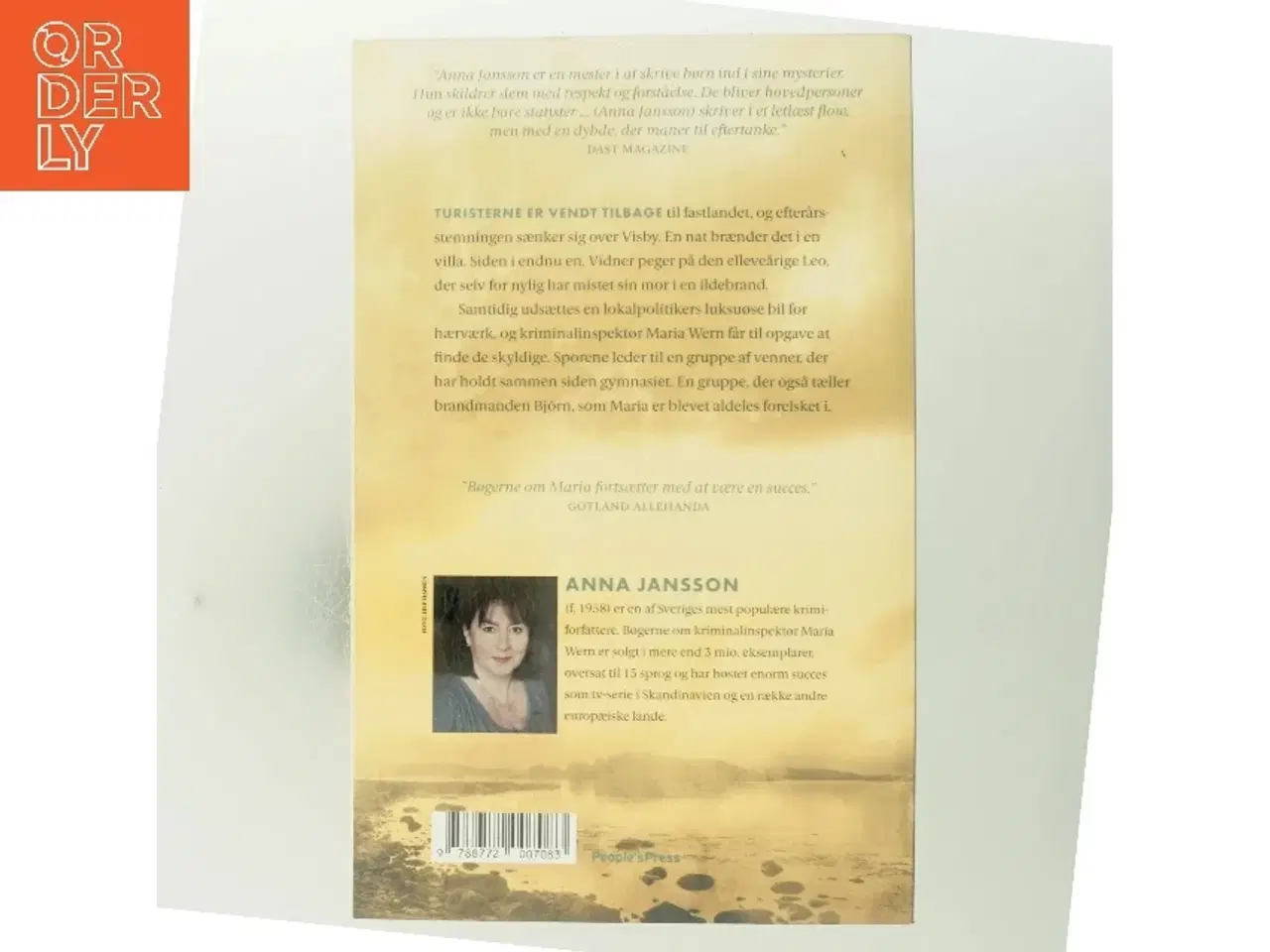 Billede 3 - Dans på glødende kul : kriminalroman af Anna Jansson (Bog)