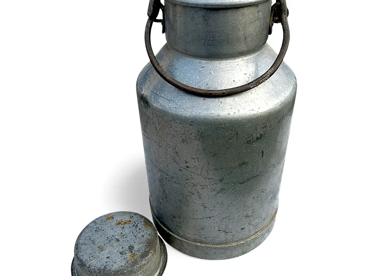 Billede 7 - Gammel 5 liters mælkejunge i aluminium