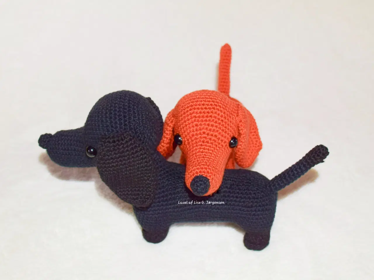 Billede 6 - Hæklede gravhunde, 20 cm