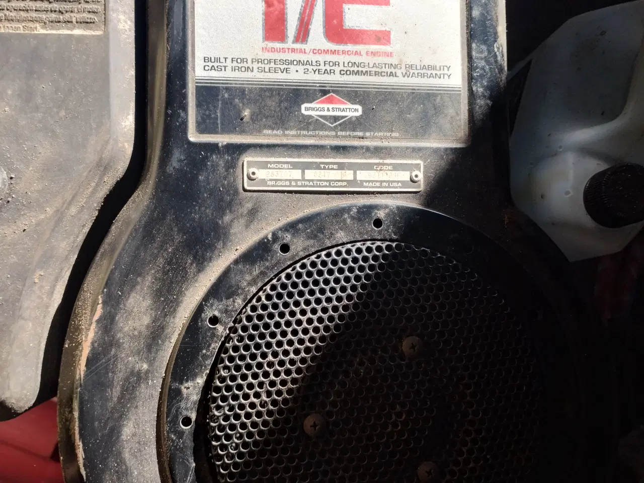 Billede 1 - bs 12 hk motor