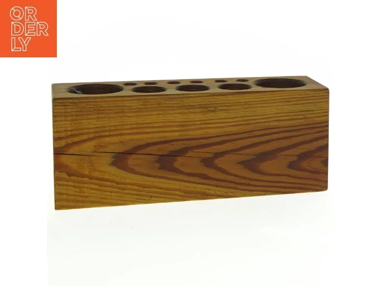 Billede 4 - Træ kuglepenholder fra Peg and Awl (str. 25 x 8 cm)