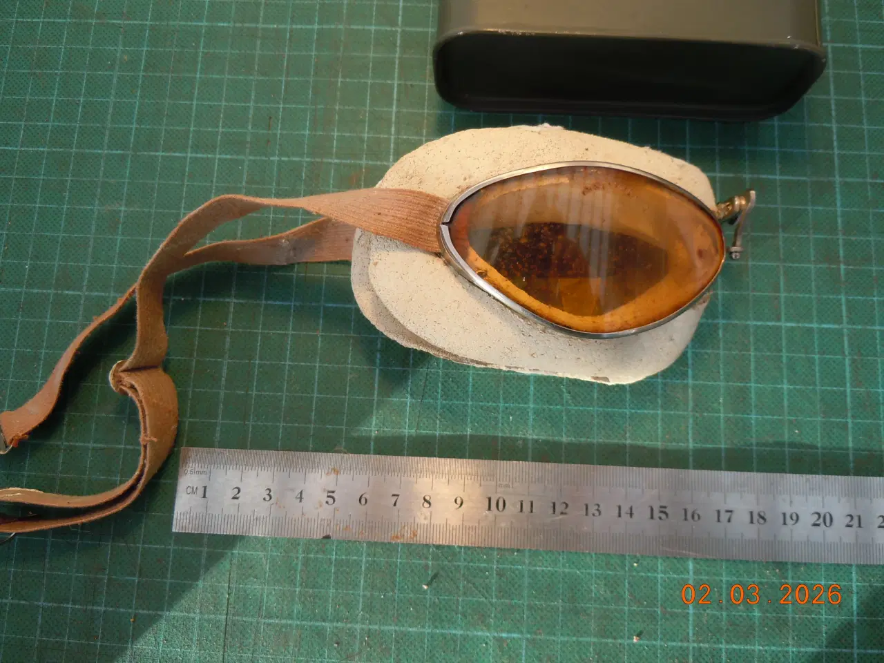 Billede 7 - Militære motorbriller , ubrugte i blikæsker.