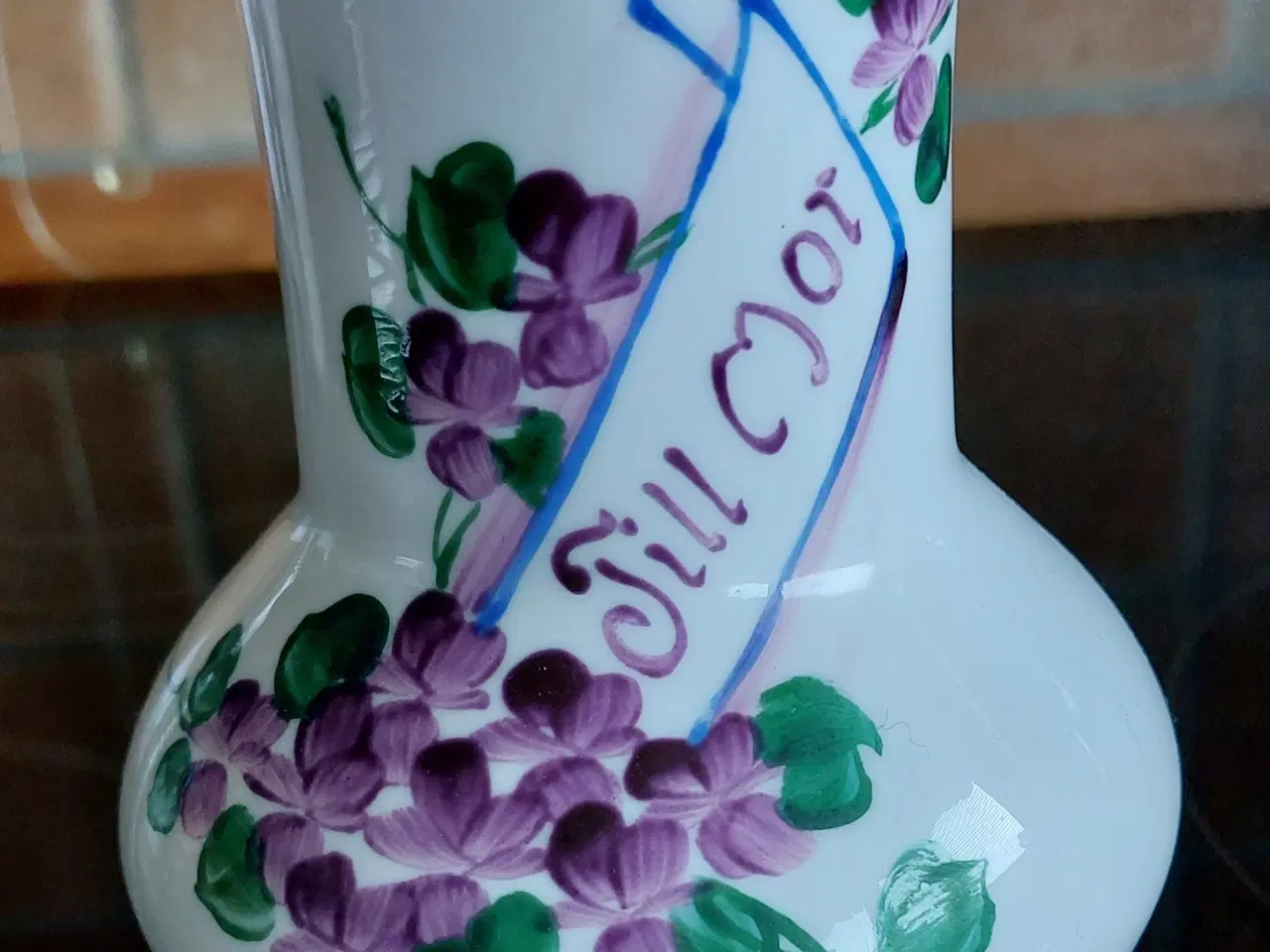 Billede 1 - ANTIK OPALINE VASE 