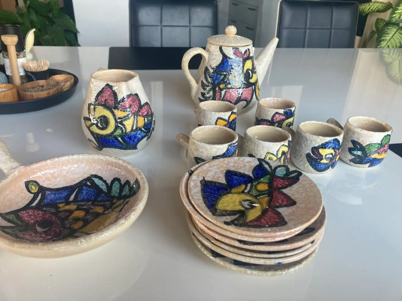 Billede 1 - Dansk keramik kaffestel