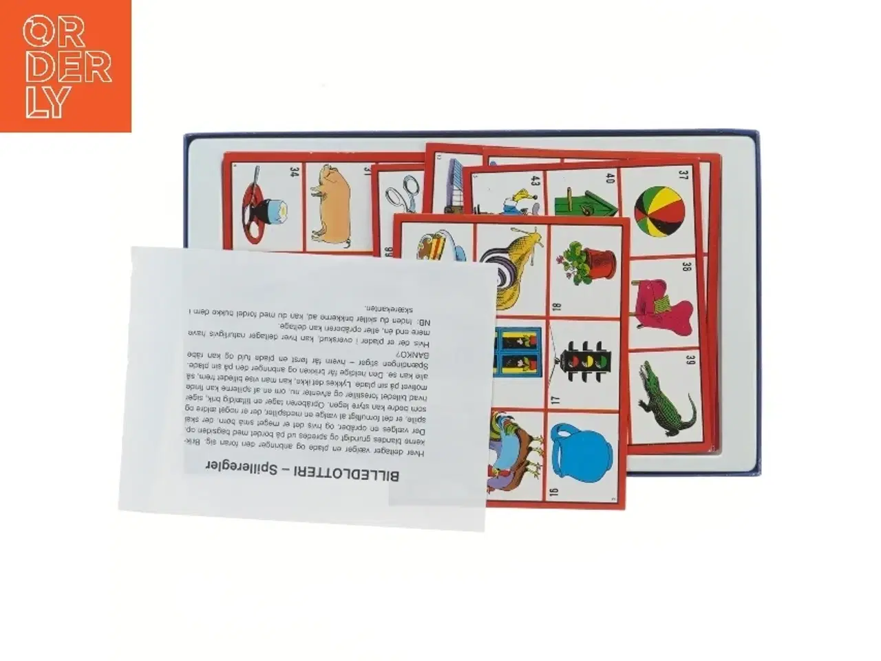 Billede 2 - Billedlotteri spil fra Danspil (str. 32,5x19,5 cm)