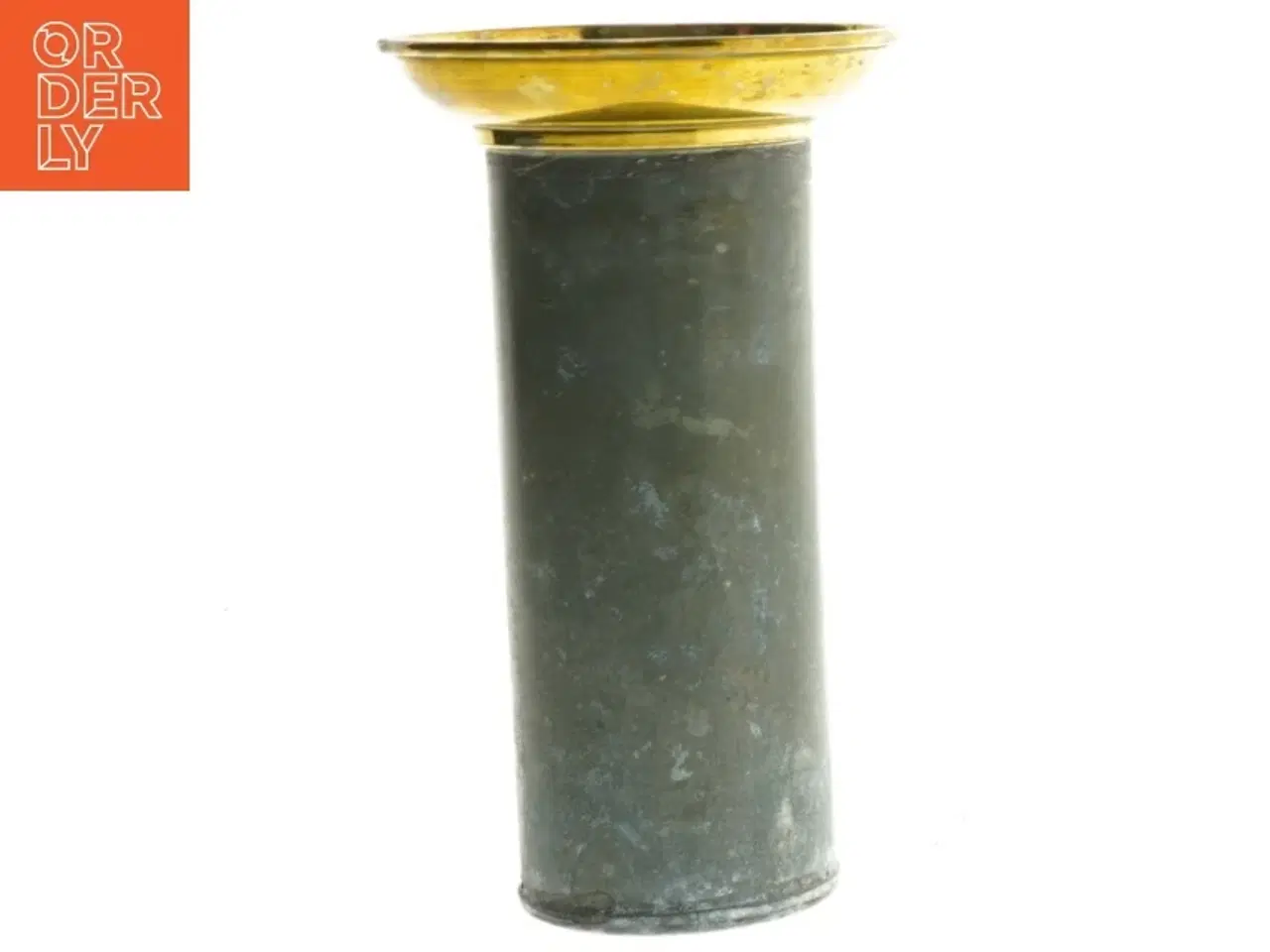 Billede 3 - Vintage blomster vase med indsats til vand (str. 25 cm)