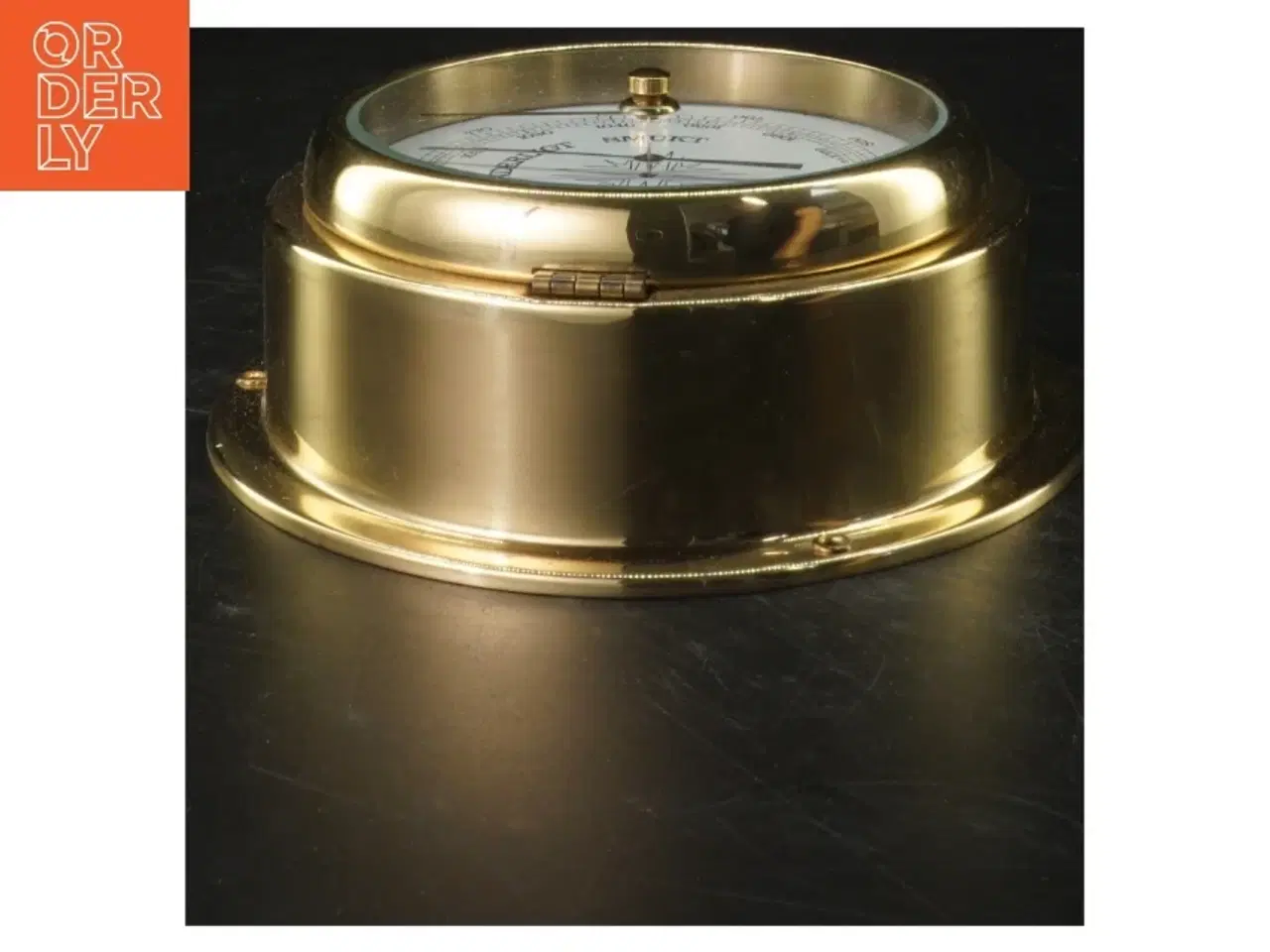 Billede 2 - Messing barometer (str. 6x18 cm)