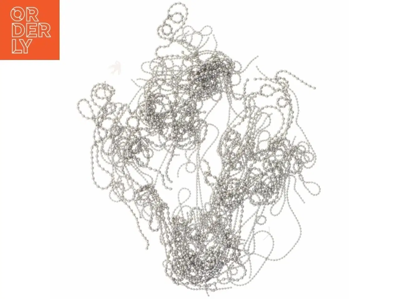 Billede 1 - Sølvfarvede kuglekæder (str. 41 cm til 13 cm)