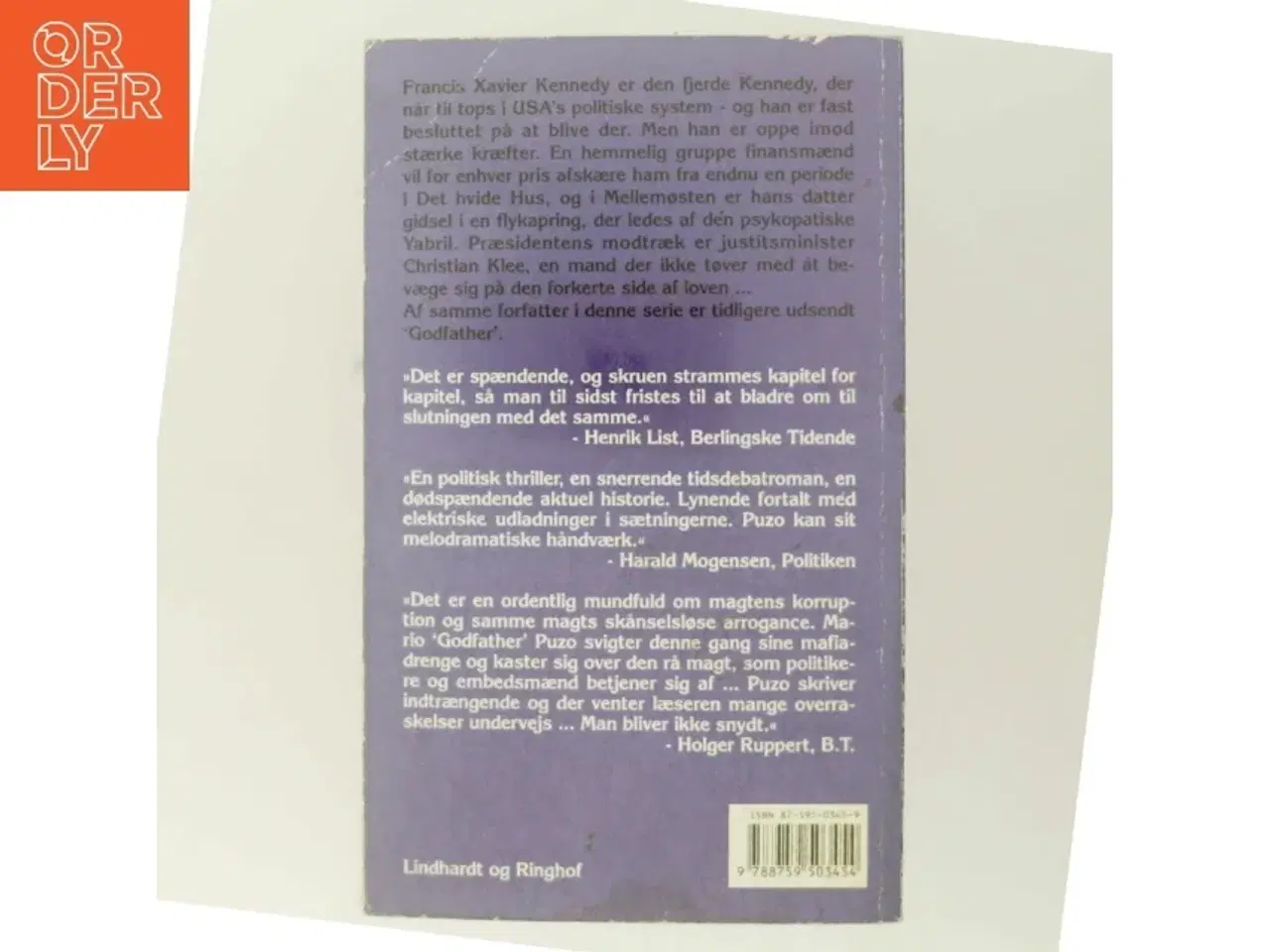 Billede 3 - Den fjerde K af Mario Puzo (Bog)