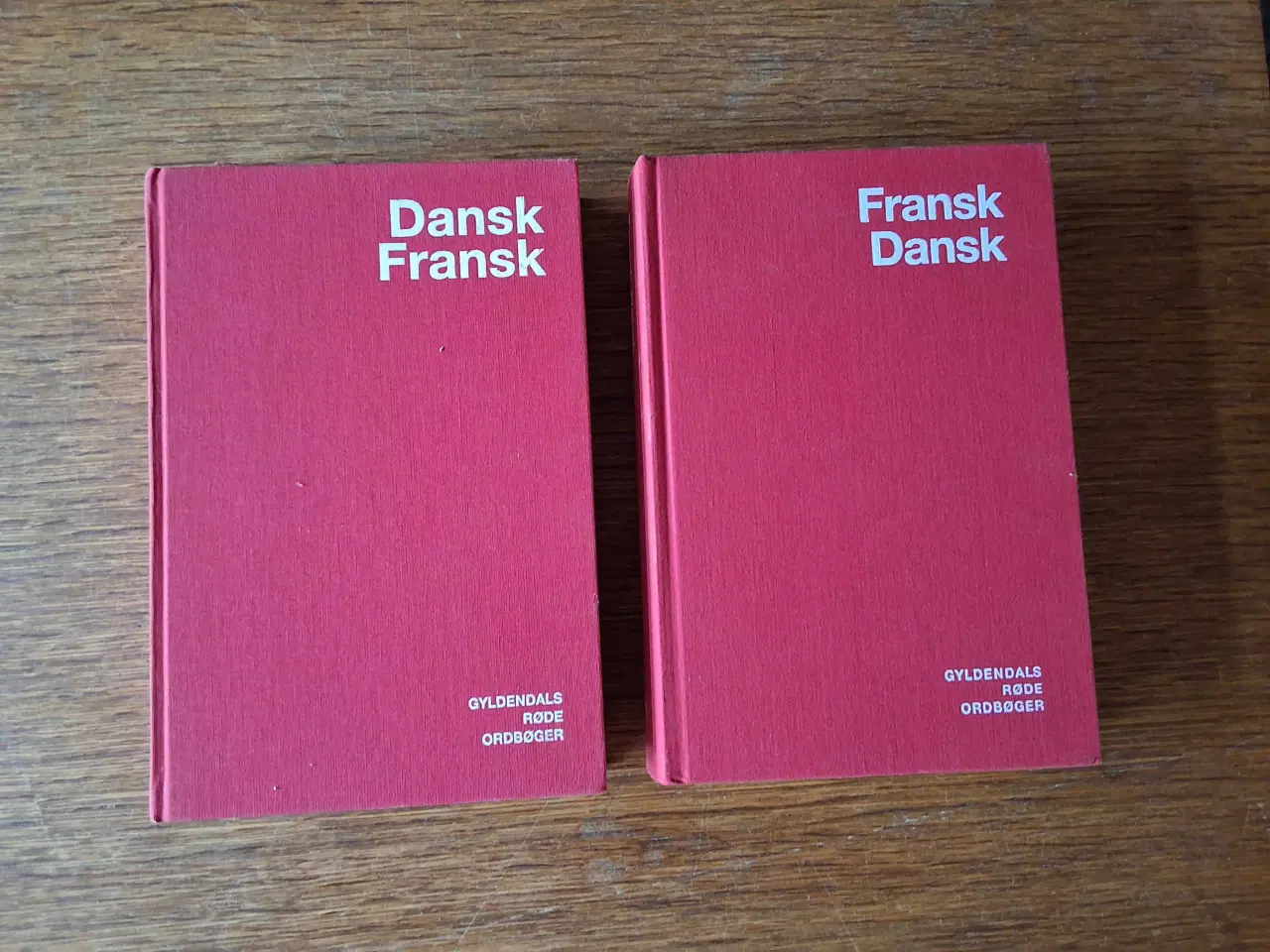 Billede 1 - GYLDENDALS RØDE ORDBØGER   DANSK/FRANSK/DANSK 