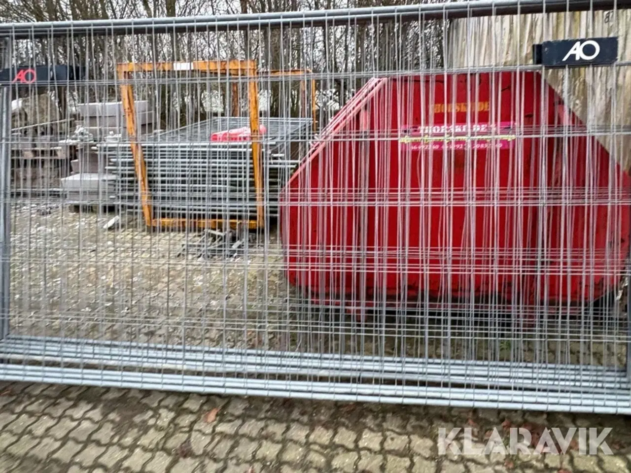 Billede 5 - Byggepladshegn med stativ 31 styk