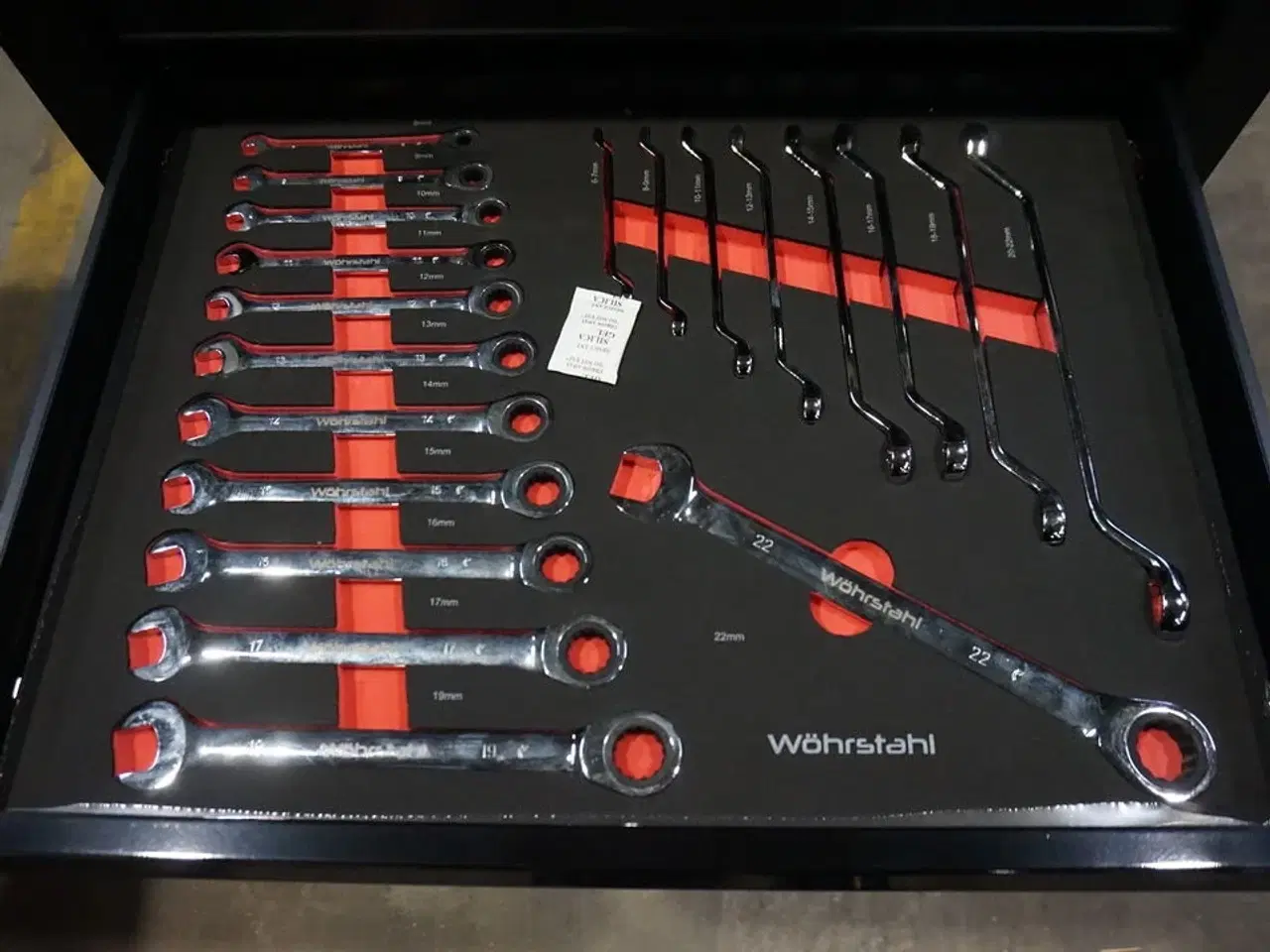 Billede 5 - Værktøjsvogn, Wohrstahl, 7 skuffer inkl. Værktøj