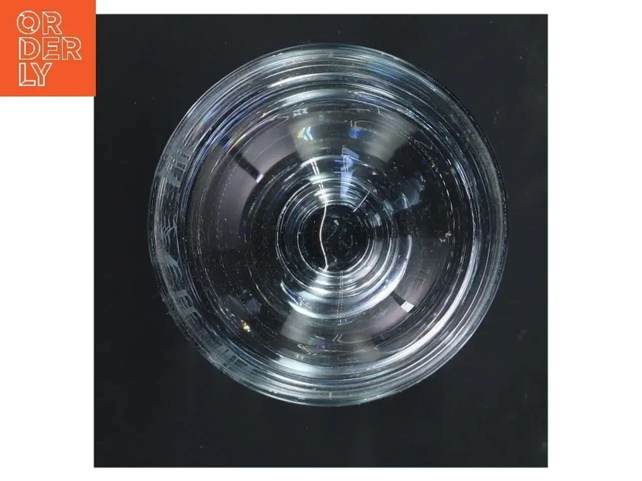 Billede 2 - Glas med gravering (str. Ø 9,5 cm længde 16,5 cm)