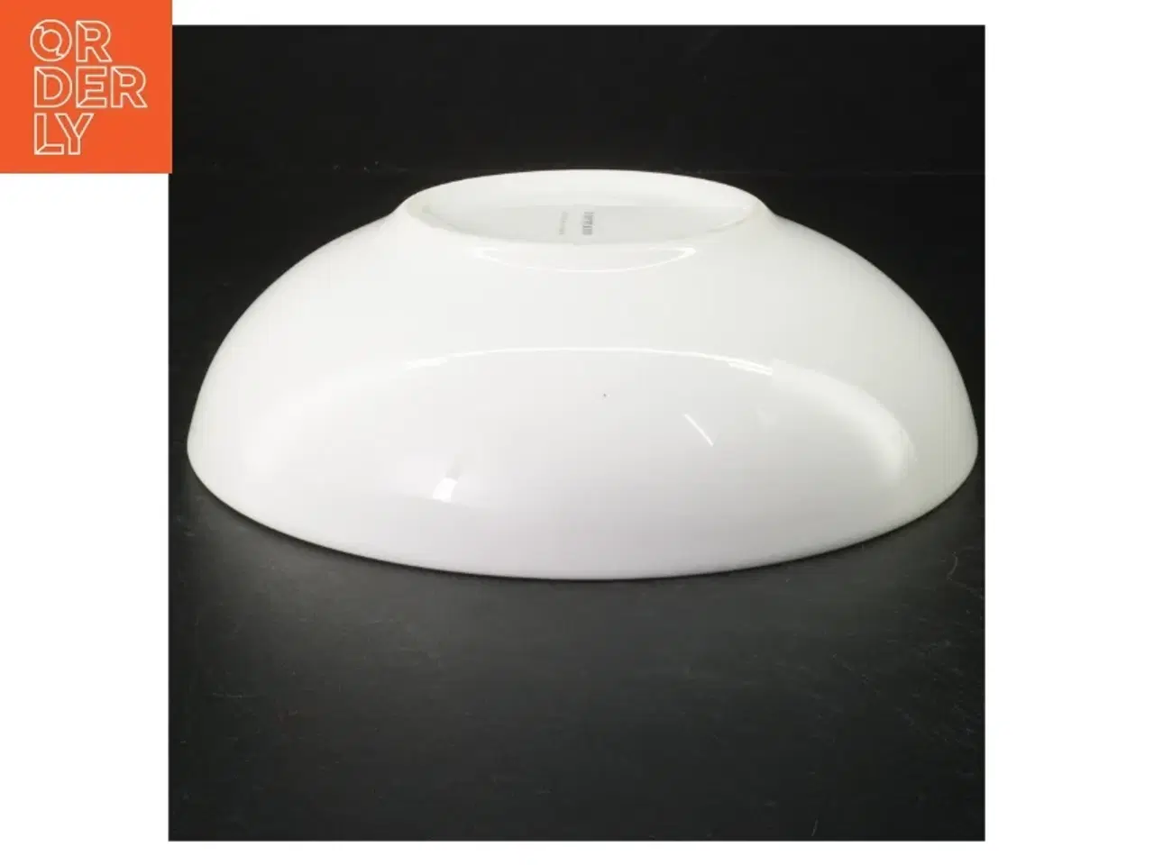 Billede 2 - Hvide porcelænsskåle fra Normann (str. Ø. 21,5 cm)