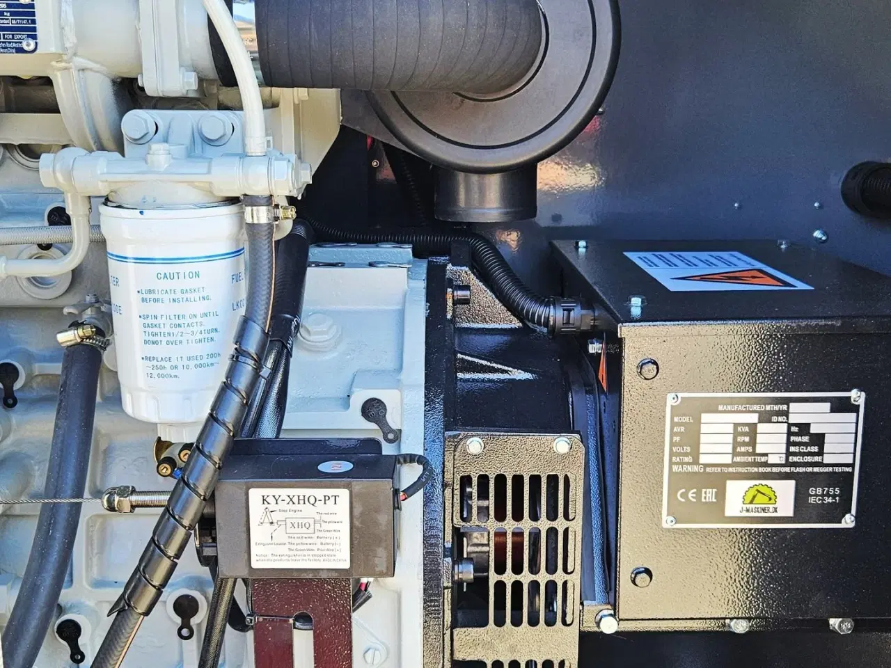 Billede 16 - YTO 18 KVA Leroy-Somer Generator / Fabriksny