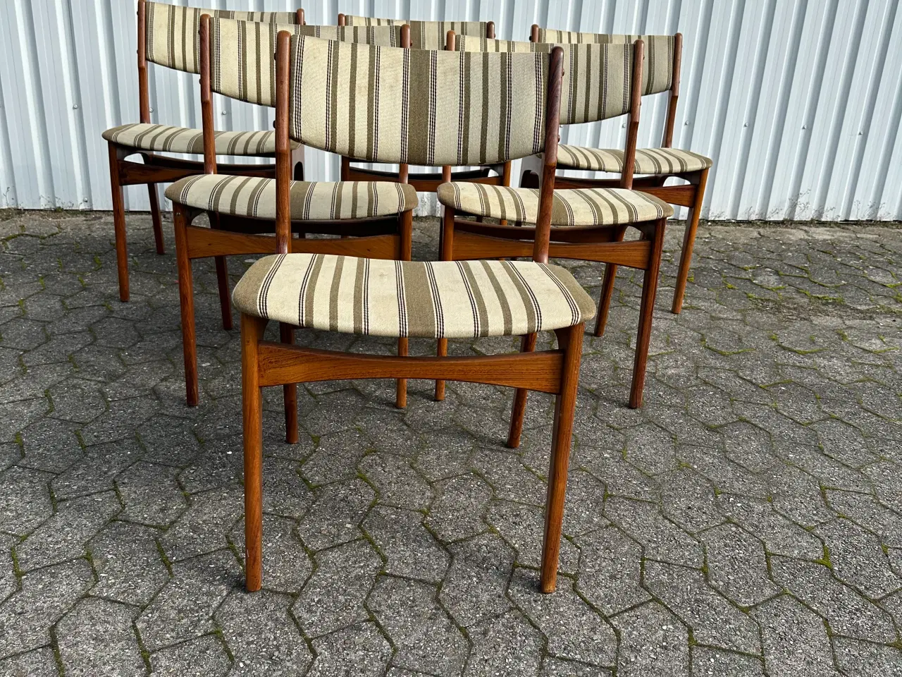 Billede 2 - 6 stk. retro spisebordsstole i Palisander