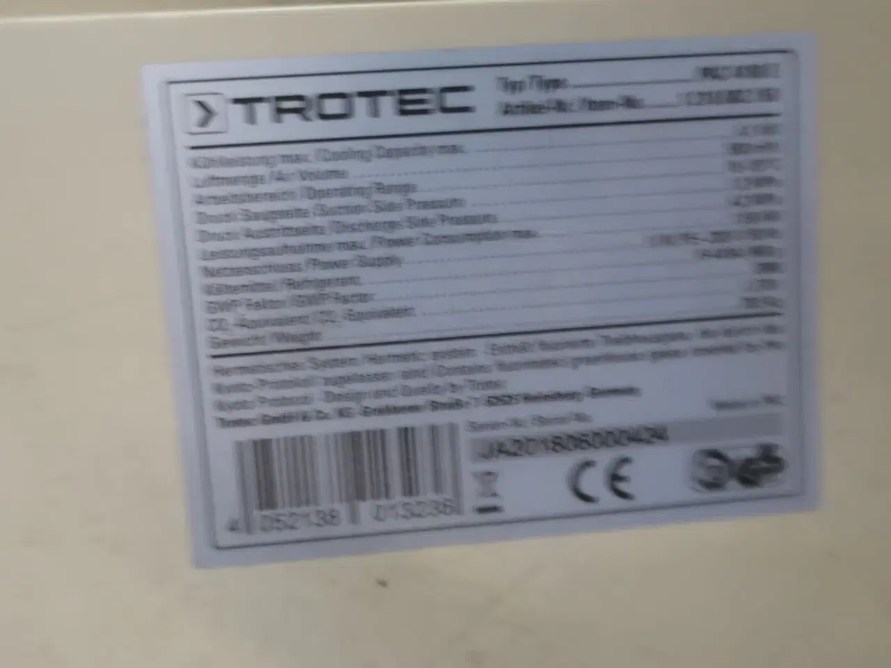 Billede 2 - Klimaanlæg TROTEC