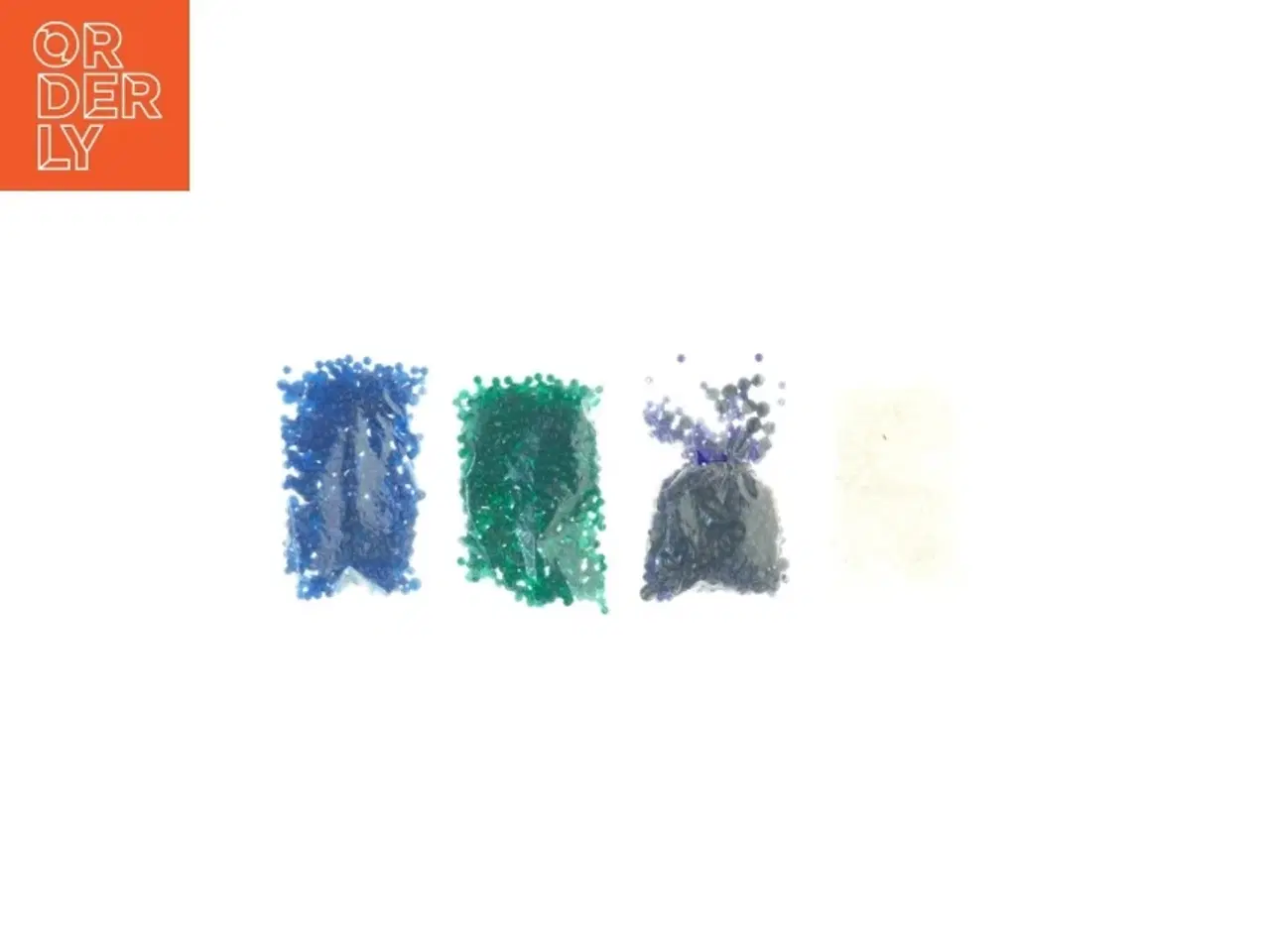 Billede 1 - Perle sæt i forskellige farver (str. Pose 5 x, 3 cm)