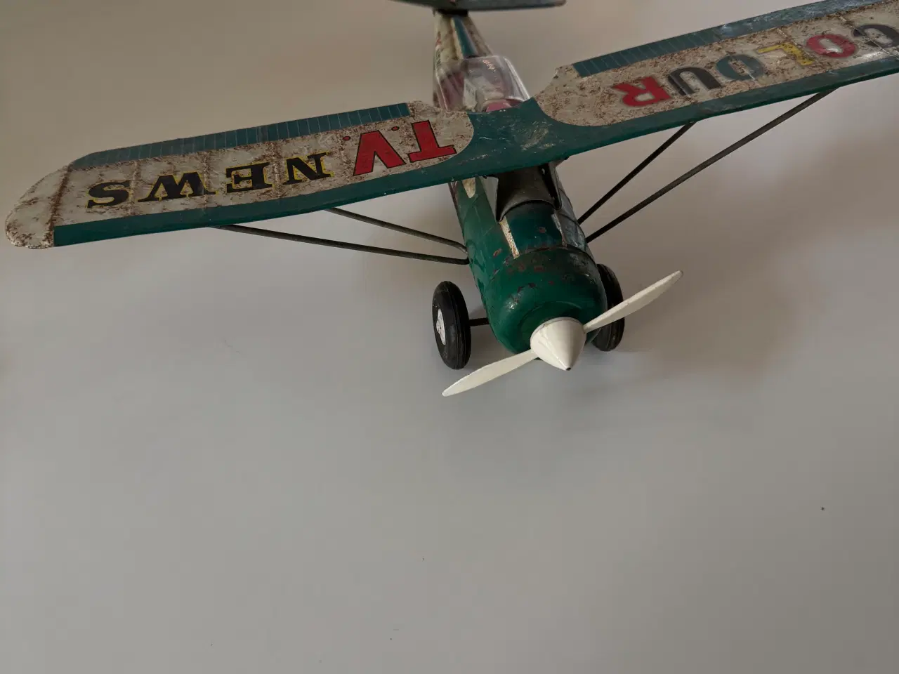 Billede 3 - Antik legetøjs flyvemaskine 