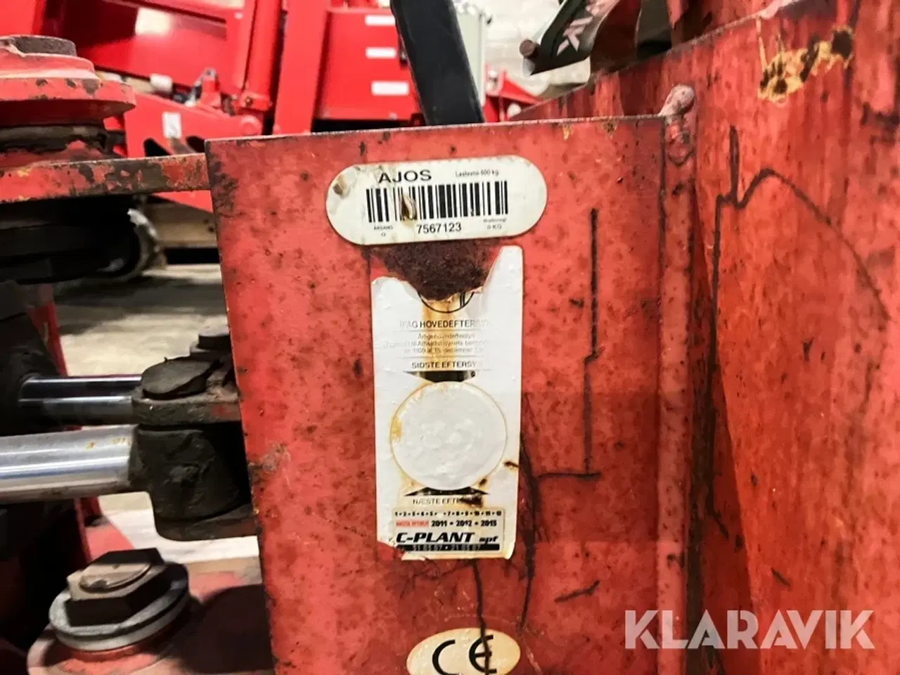 Billede 5 - Drejeled til manitou 2150 til mandskabskurv