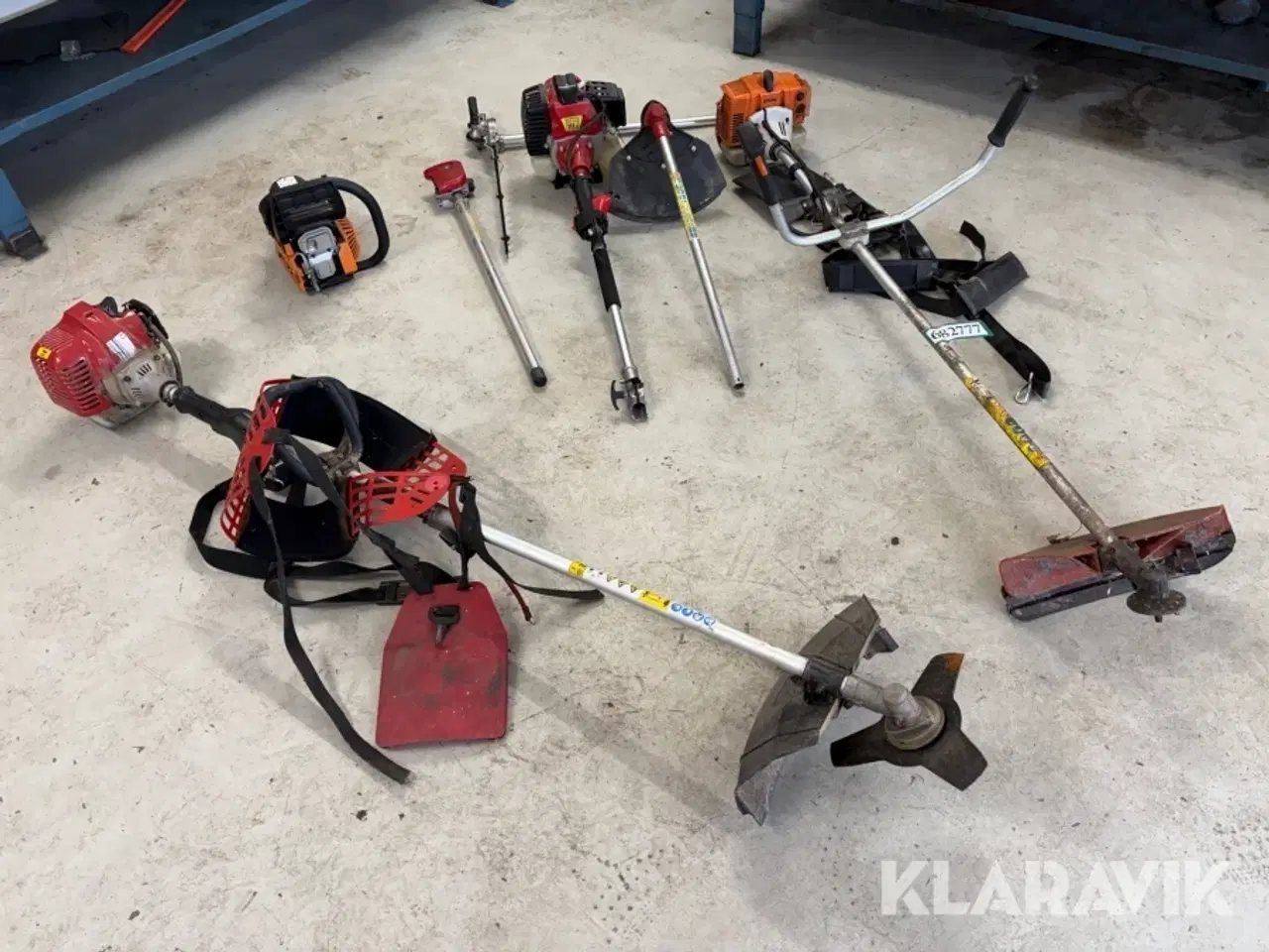 Billede 2 - Motorsav og buskryddere Stihl, scheppach, nakachi, FS200 med flere 3 styk.