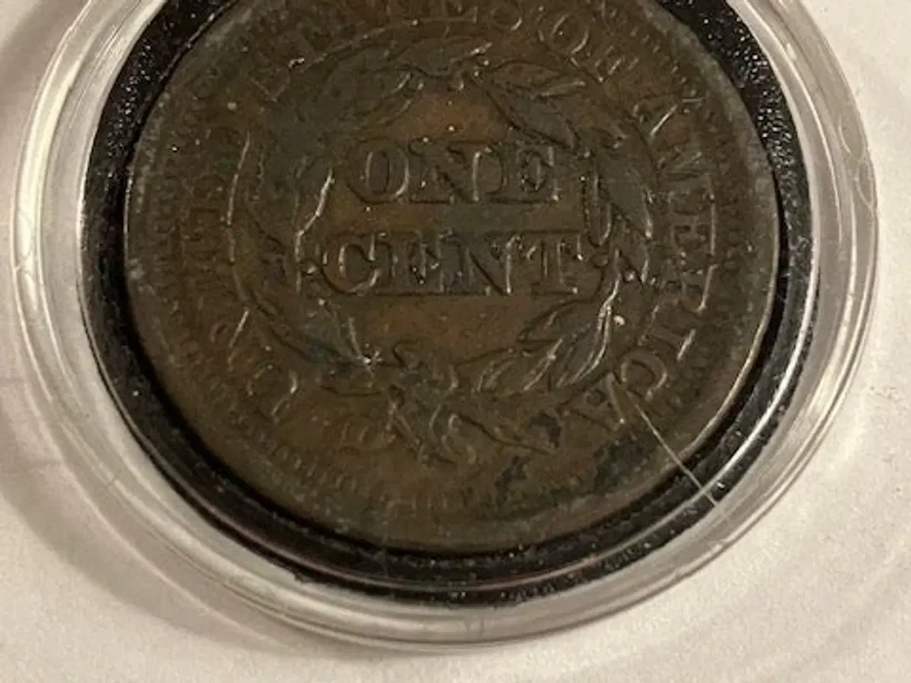 Billede 1 - Large cent 1852 USA