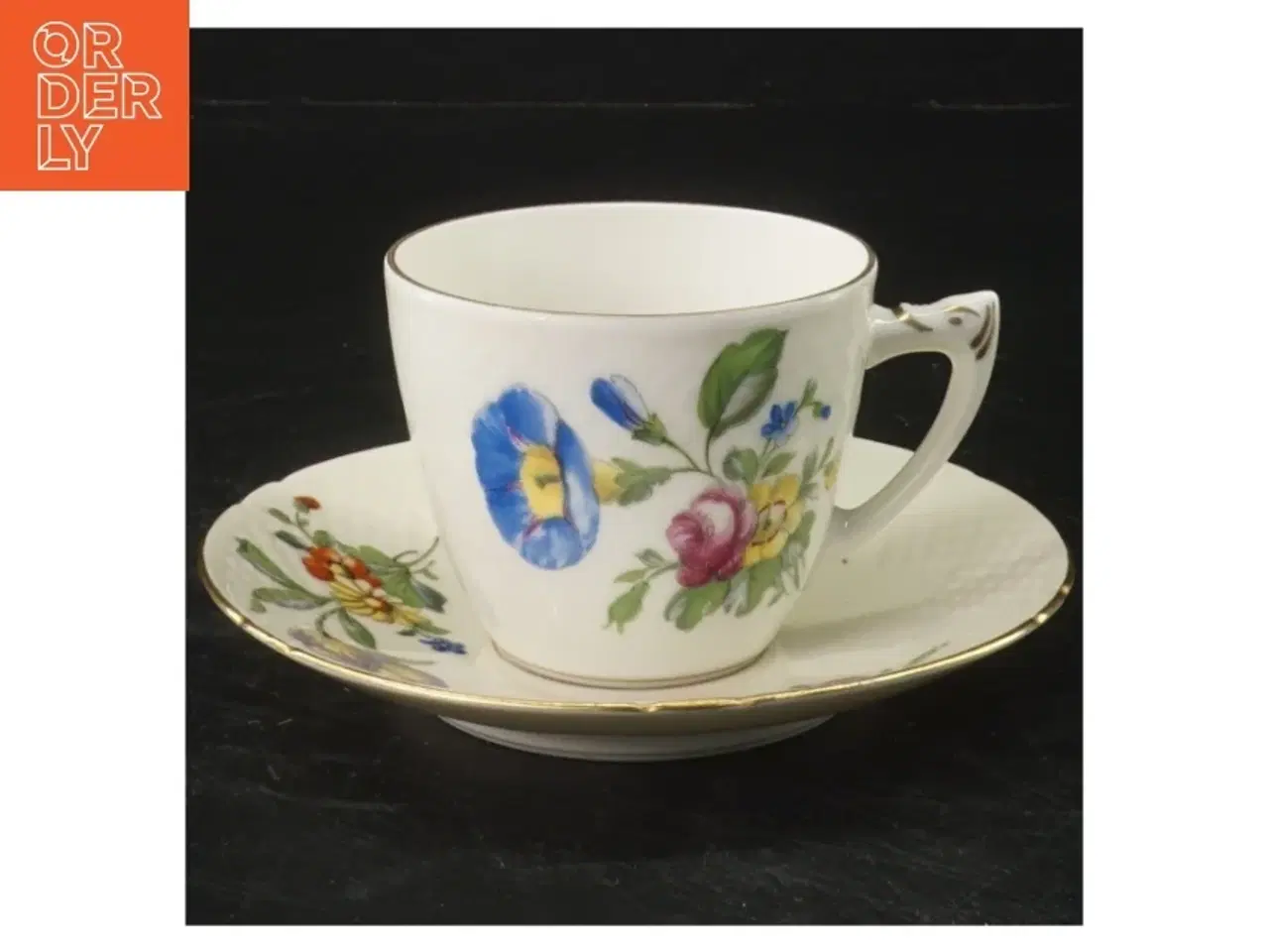 Billede 1 - B&G Saksisk Blomst kaffekop 102 (str. Ø 13,5&6x9,5 cm)