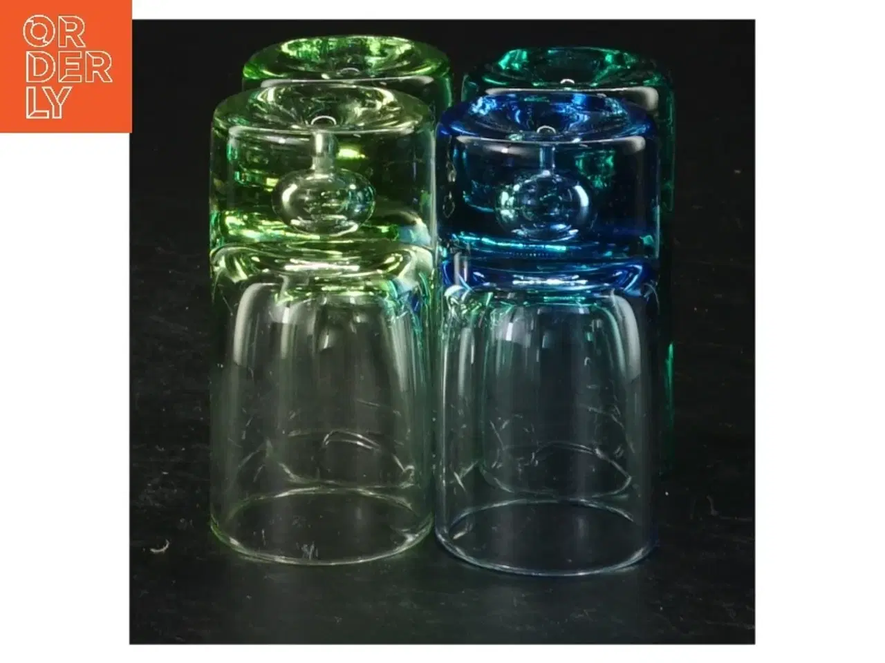 Billede 2 - Farvede shots glas (str. 7 x 4 cm)