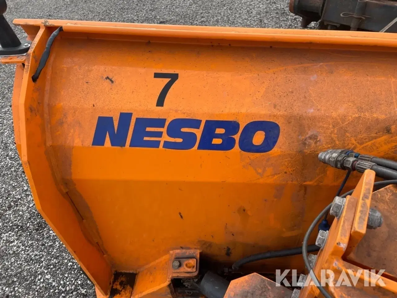 Billede 8 - Nesbo hydraulisk sneplov til traktor Nesbo