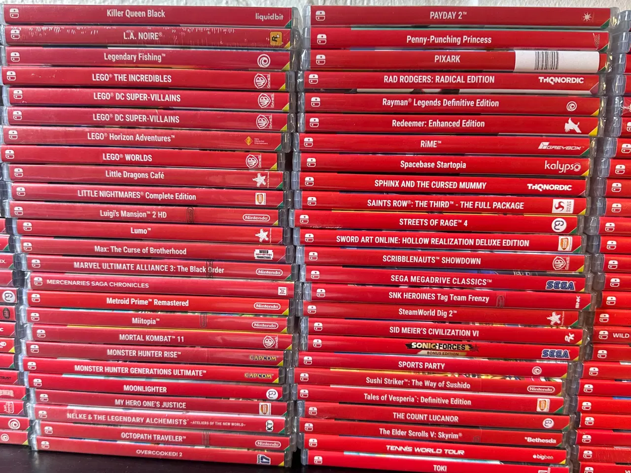 Billede 11 - 139 Stk Nintendo Switch Spil. Læs Beskrivelsen 