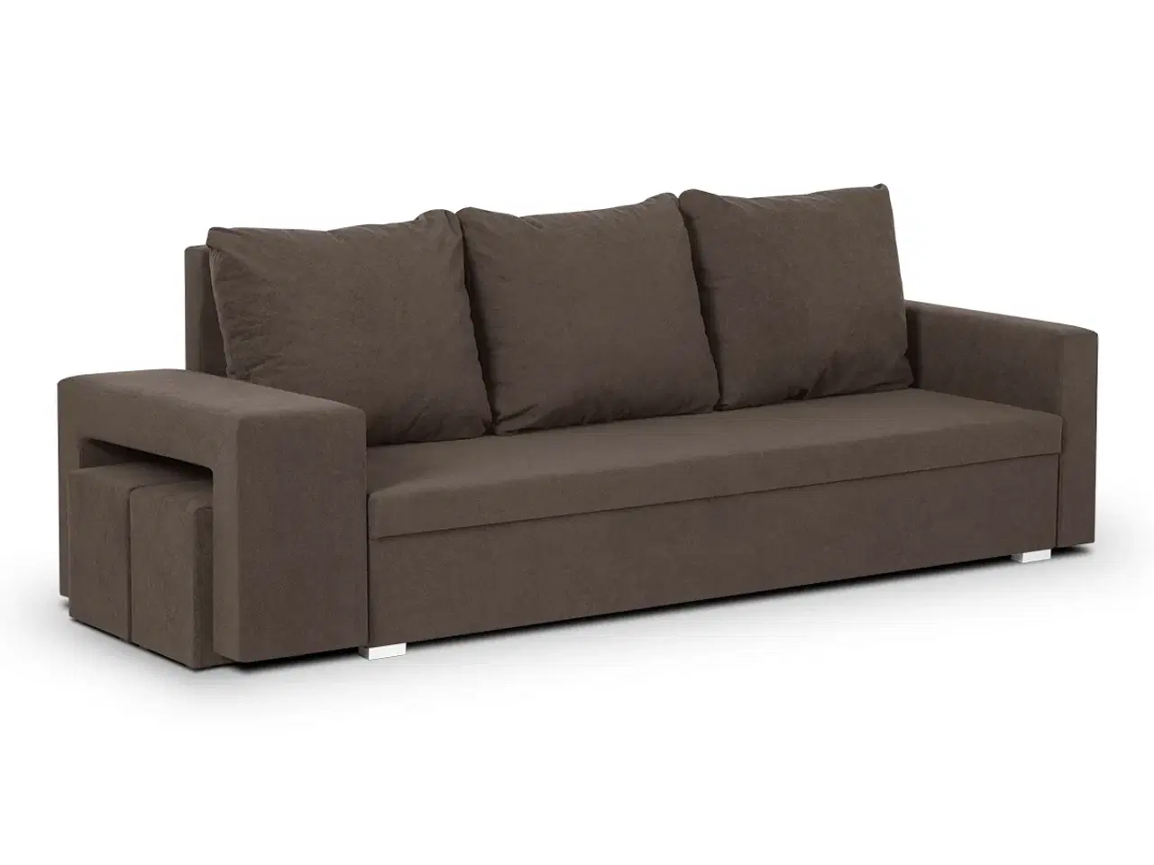 Billede 1 - 3-per. sofa med sovefunktion DOTEKS-2 Brun