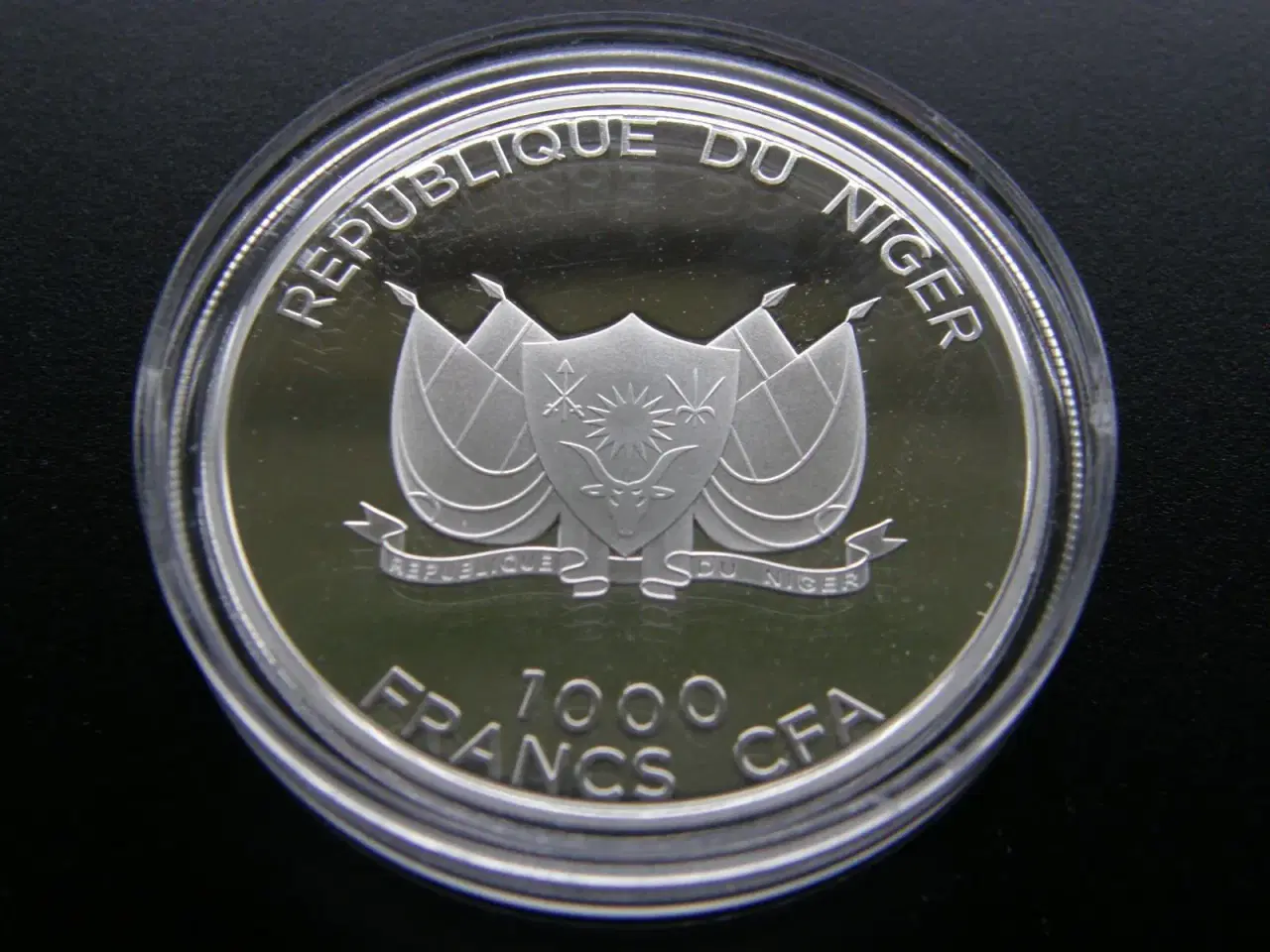 Billede 3 - Niger  1000 Francs  2012  Sølv.