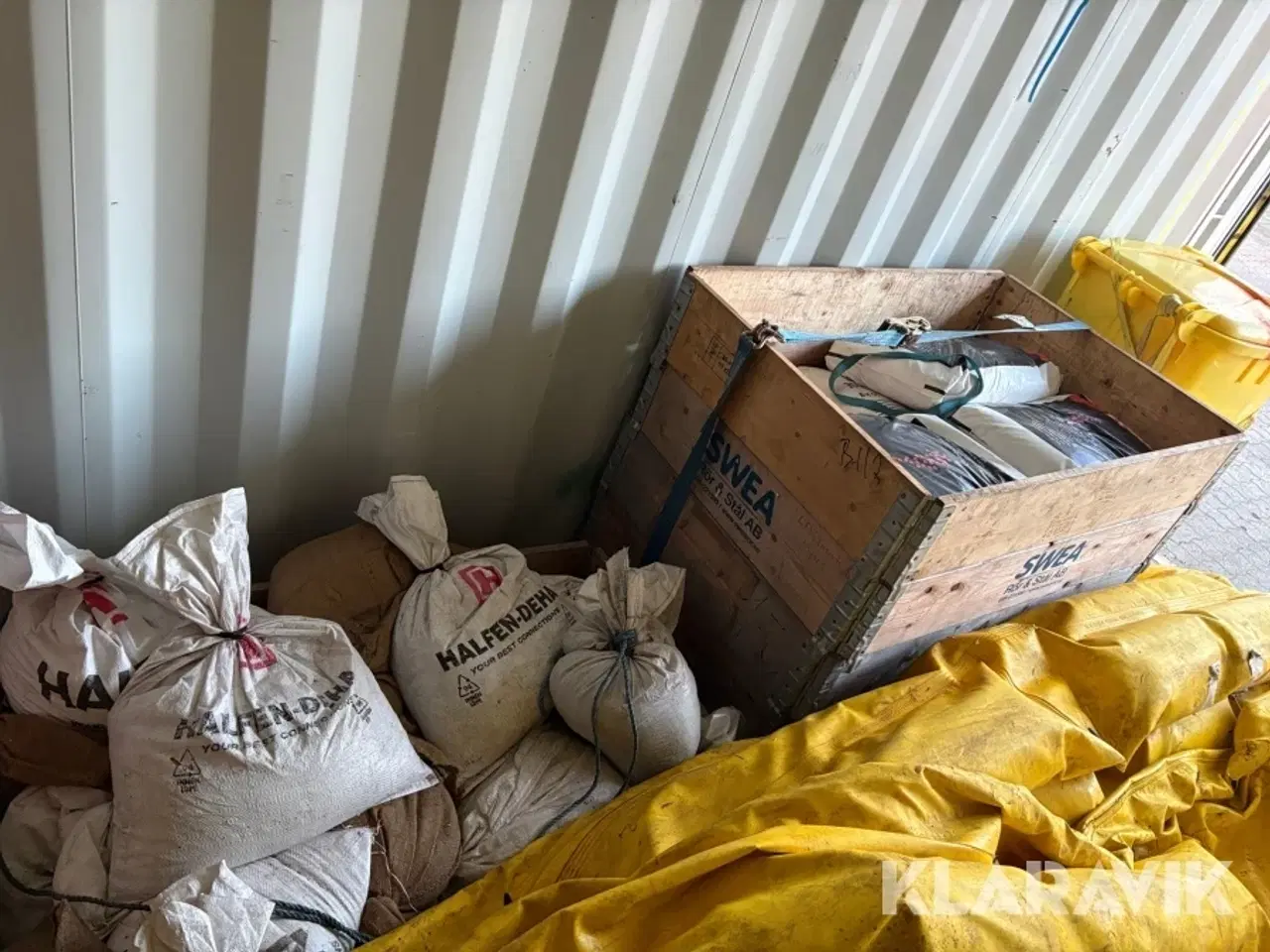 Billede 1 - Sandsække - grus - olieopsamlingsmåtter