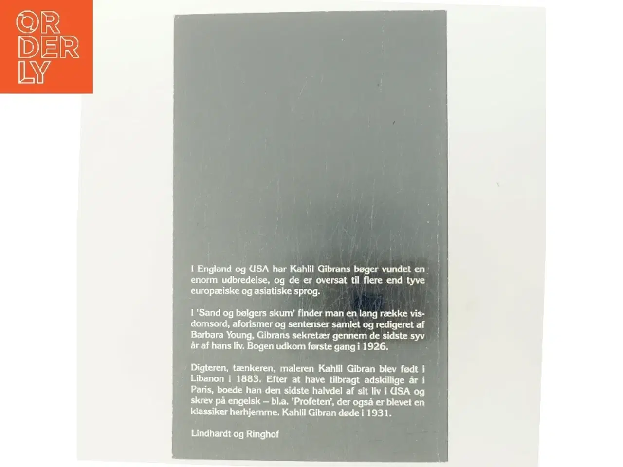 Billede 3 - Sand og bølgers skum af Kahlil Gibran (Bog)