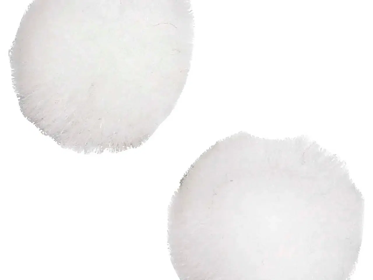 Billede 1 - Pomponer, diam. 15 mm, hvid, 200stk./ 1 pk.